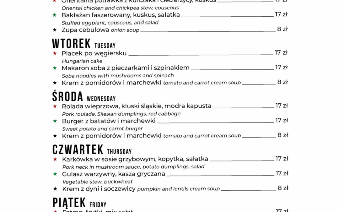 W tym tygodniu zapraszamy na
